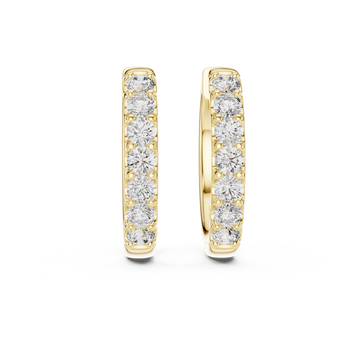 Affectionate Heart Lab Grown Diamond Earrings