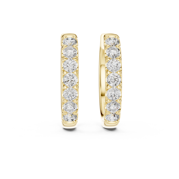 Affectionate Heart Lab Grown Diamond Earrings