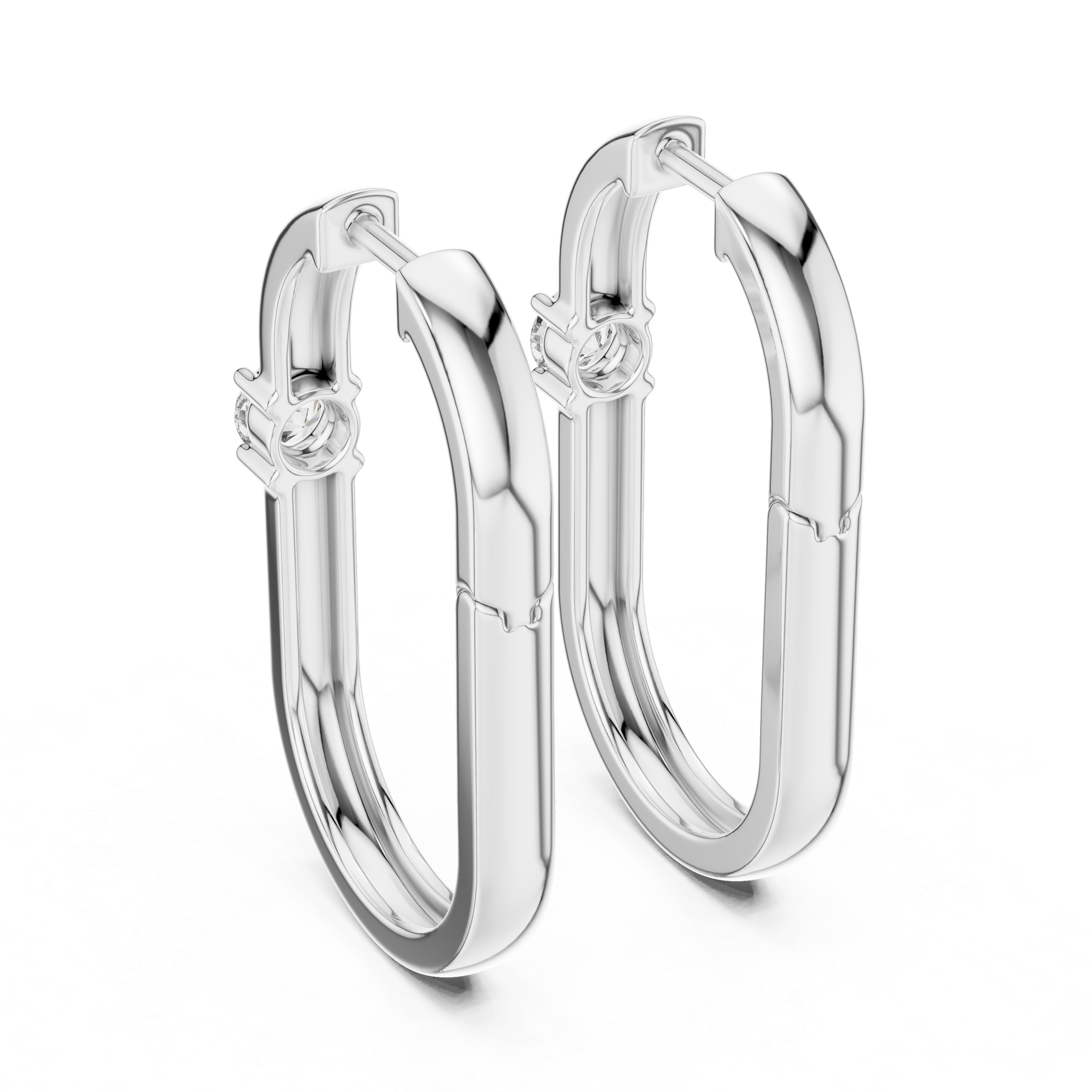 Velvet Huggie Lab Grown Diamond Earrings