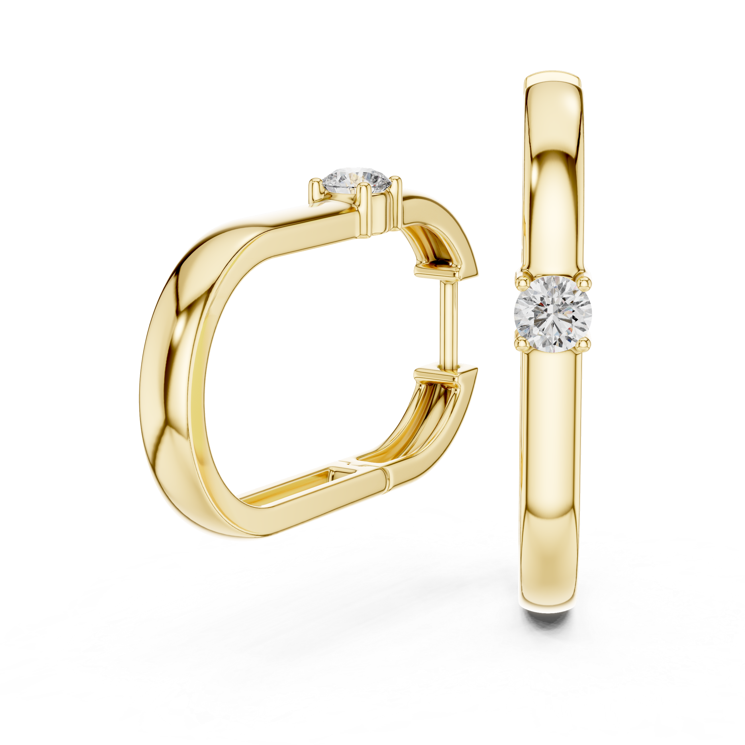 Velvet Huggie Lab Grown Diamond Earrings