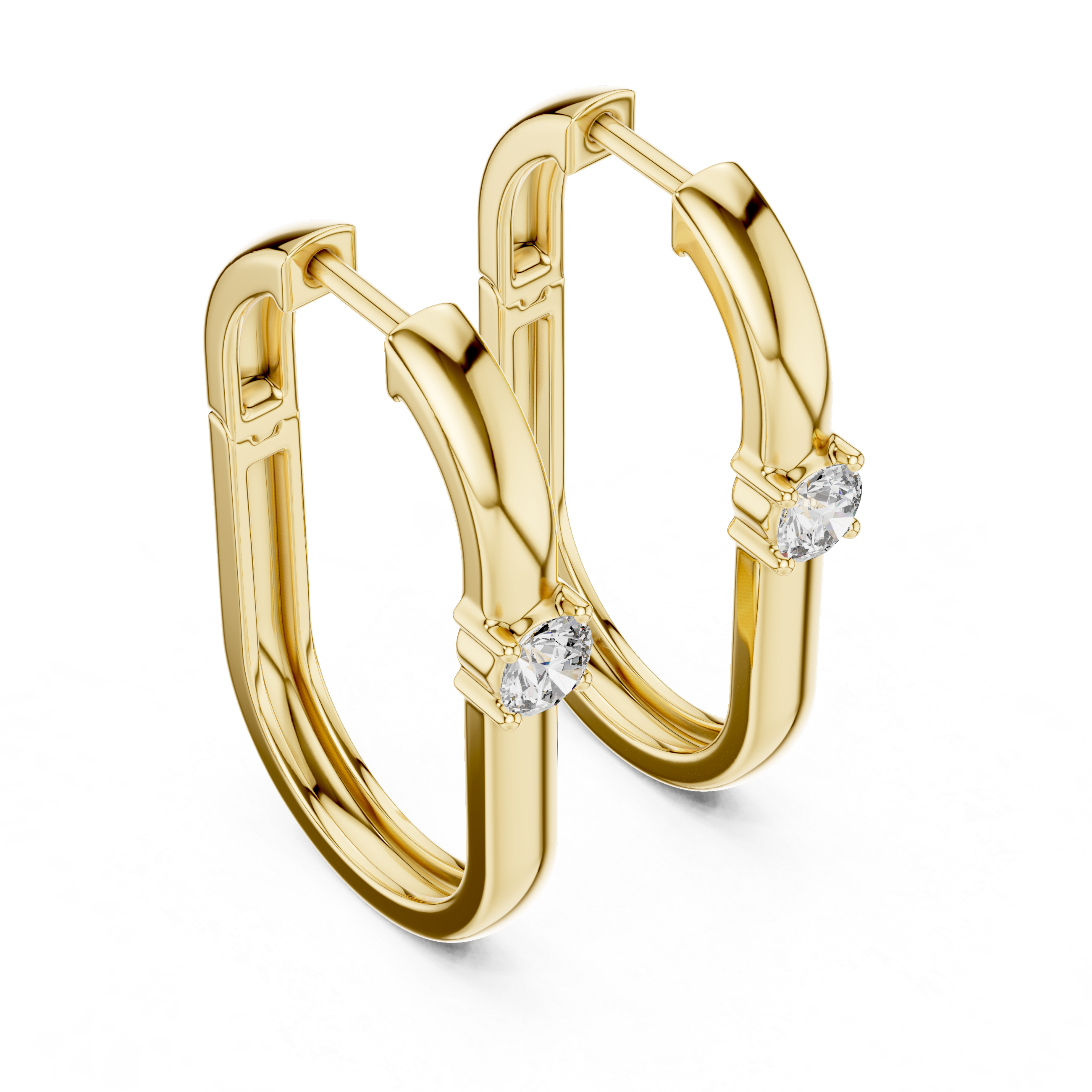 Velvet Huggie Lab Grown Diamond Earrings