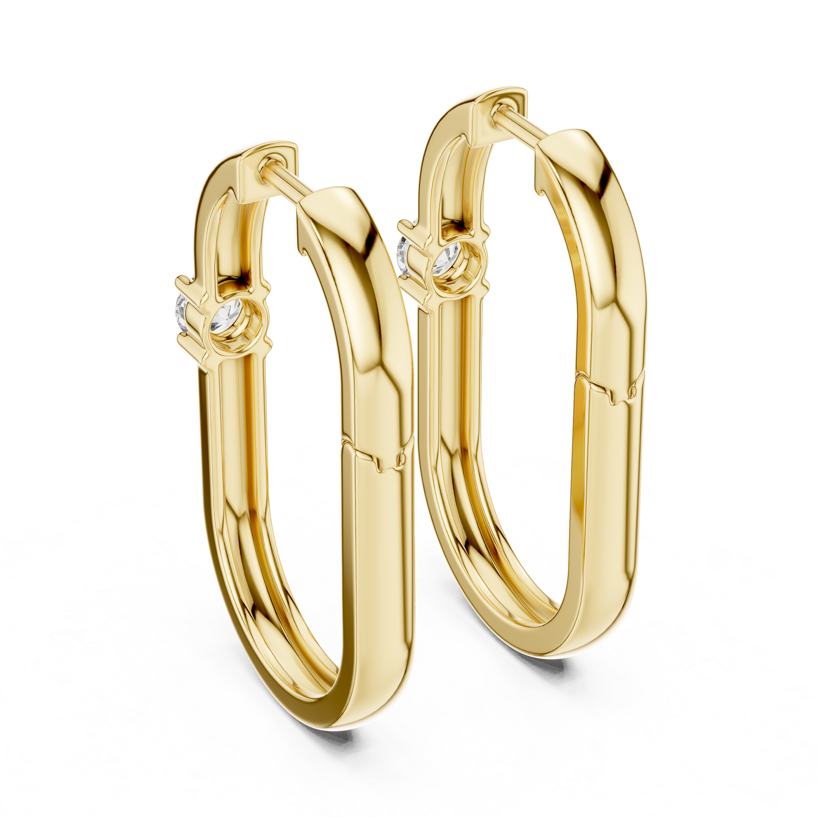 Velvet Huggie Lab Grown Diamond Earrings