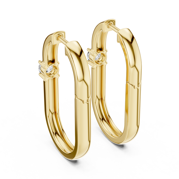 Velvet Huggie Lab Grown Diamond Earrings