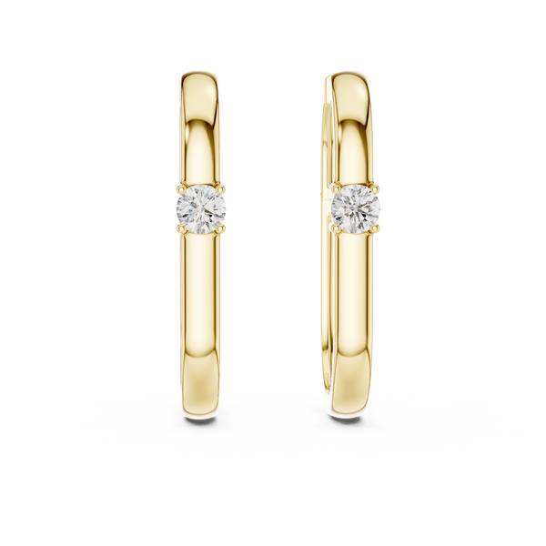 Velvet Huggie Lab Grown Diamond Earrings