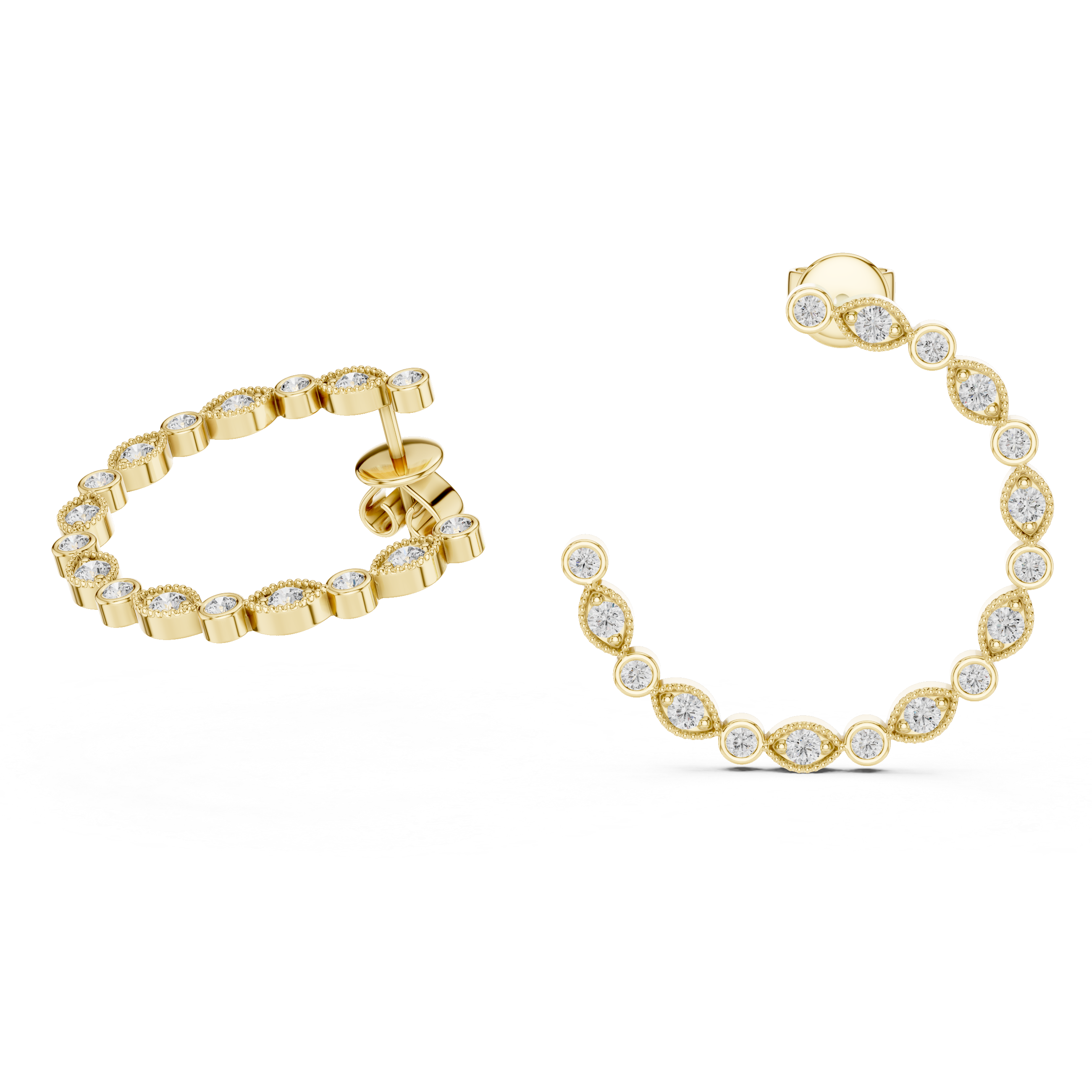 Celestial Cascade Lab Grown Diamond Earrings