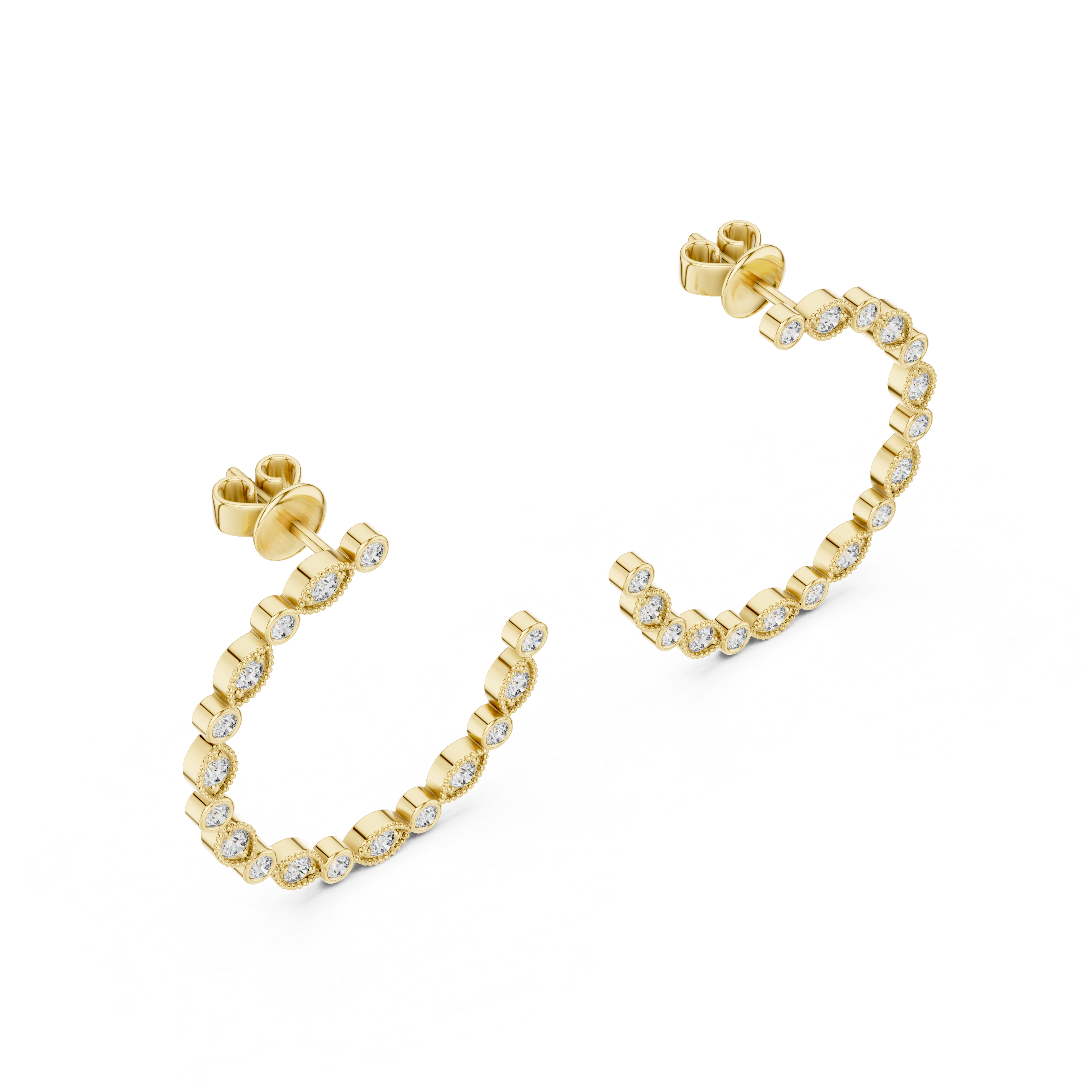 Celestial Cascade Lab Grown Diamond Earrings