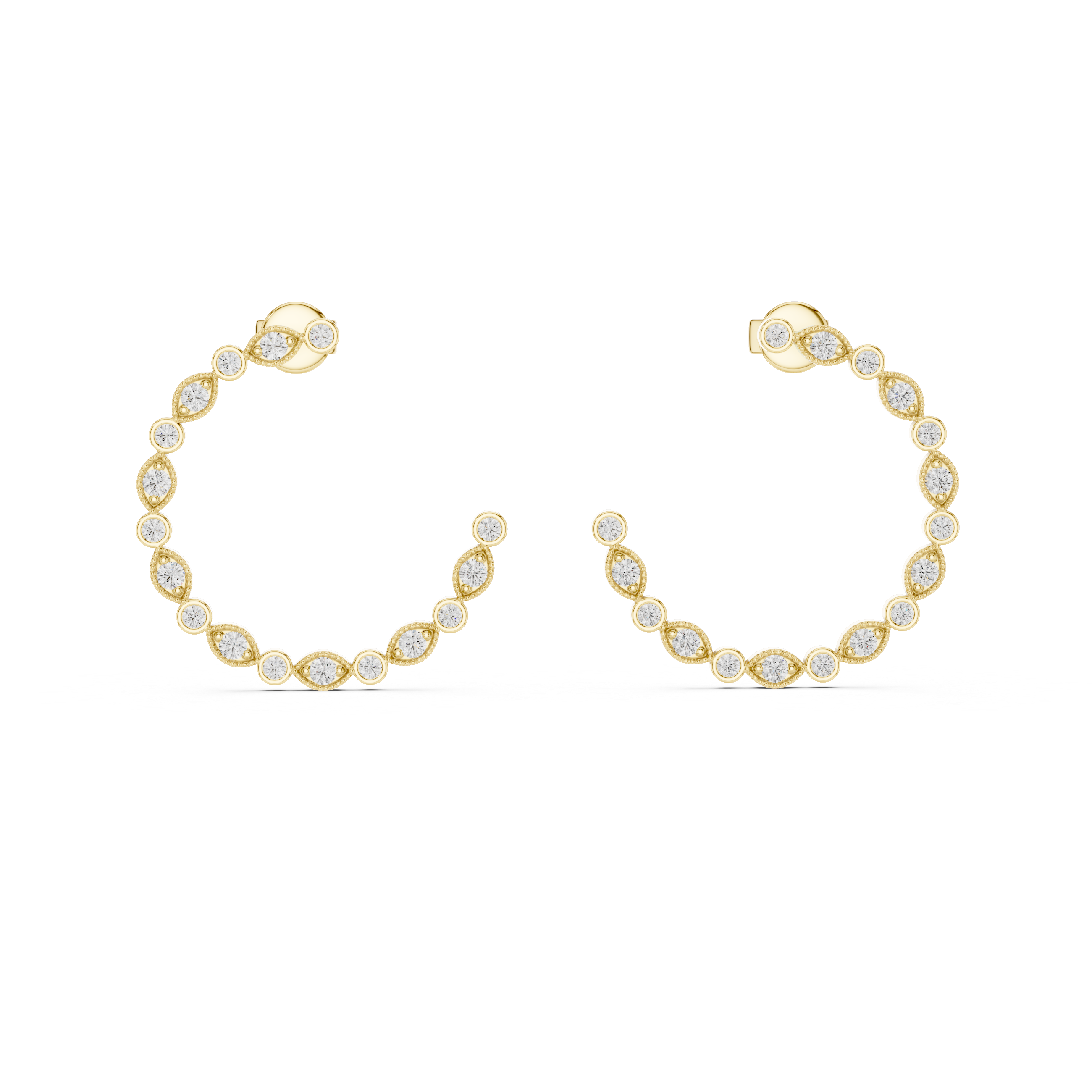 Celestial Cascade Lab Grown Diamond Earrings