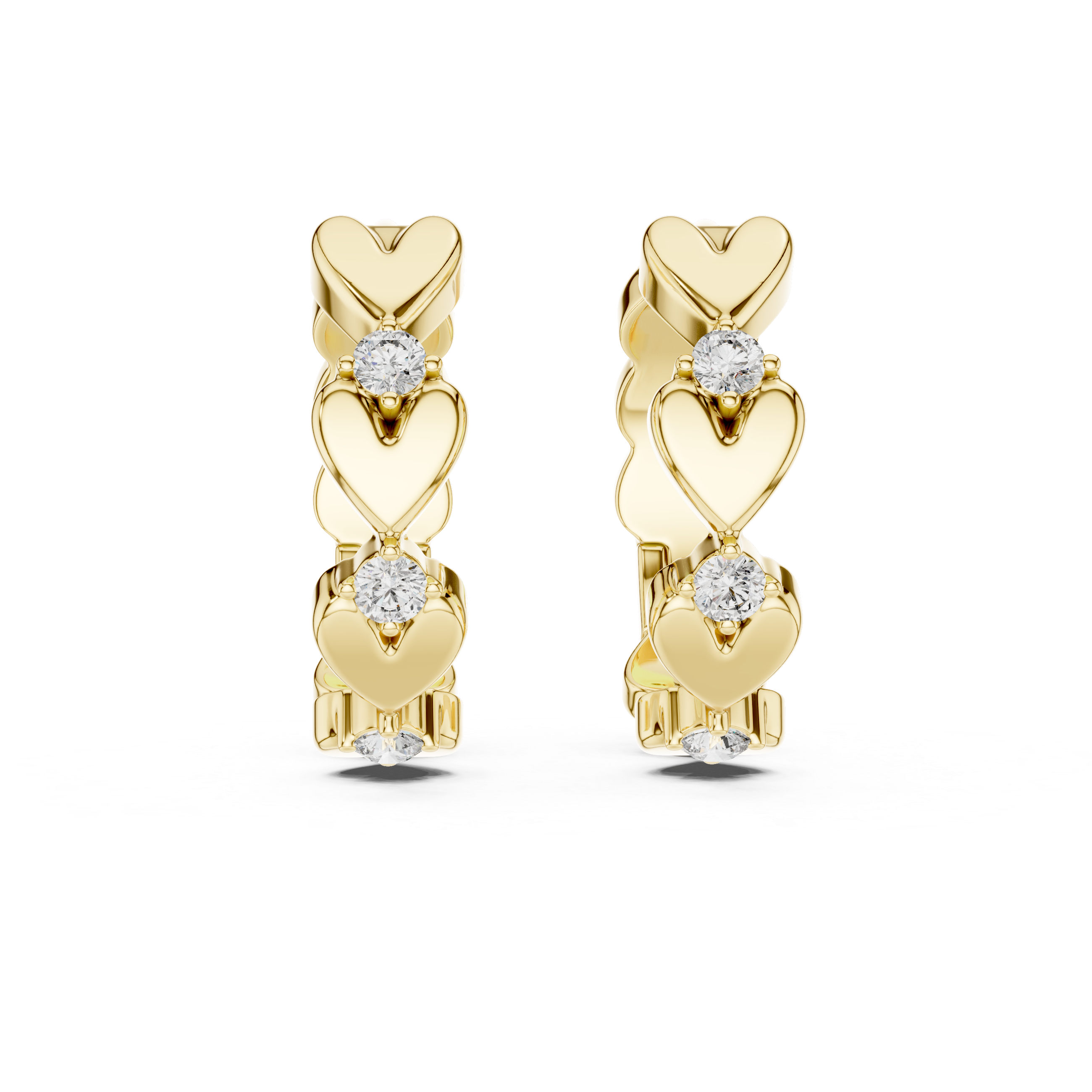 Dimensional Halo Lab Grown Diamond Earrings