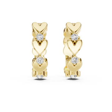 Dimensional Halo Lab Grown Diamond Earrings