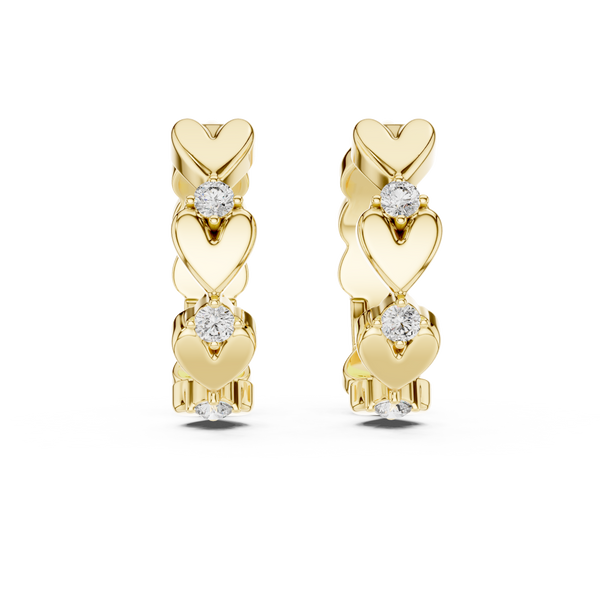 Dimensional Halo Lab Grown Diamond Earrings