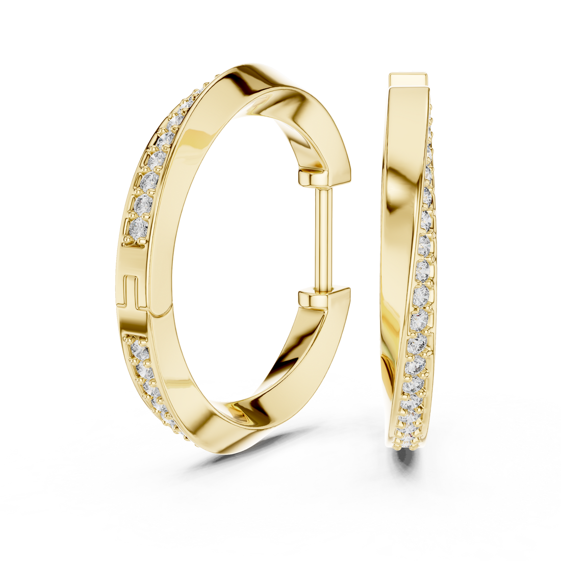 Layered Jacket Lab Grown Diamond Earrings