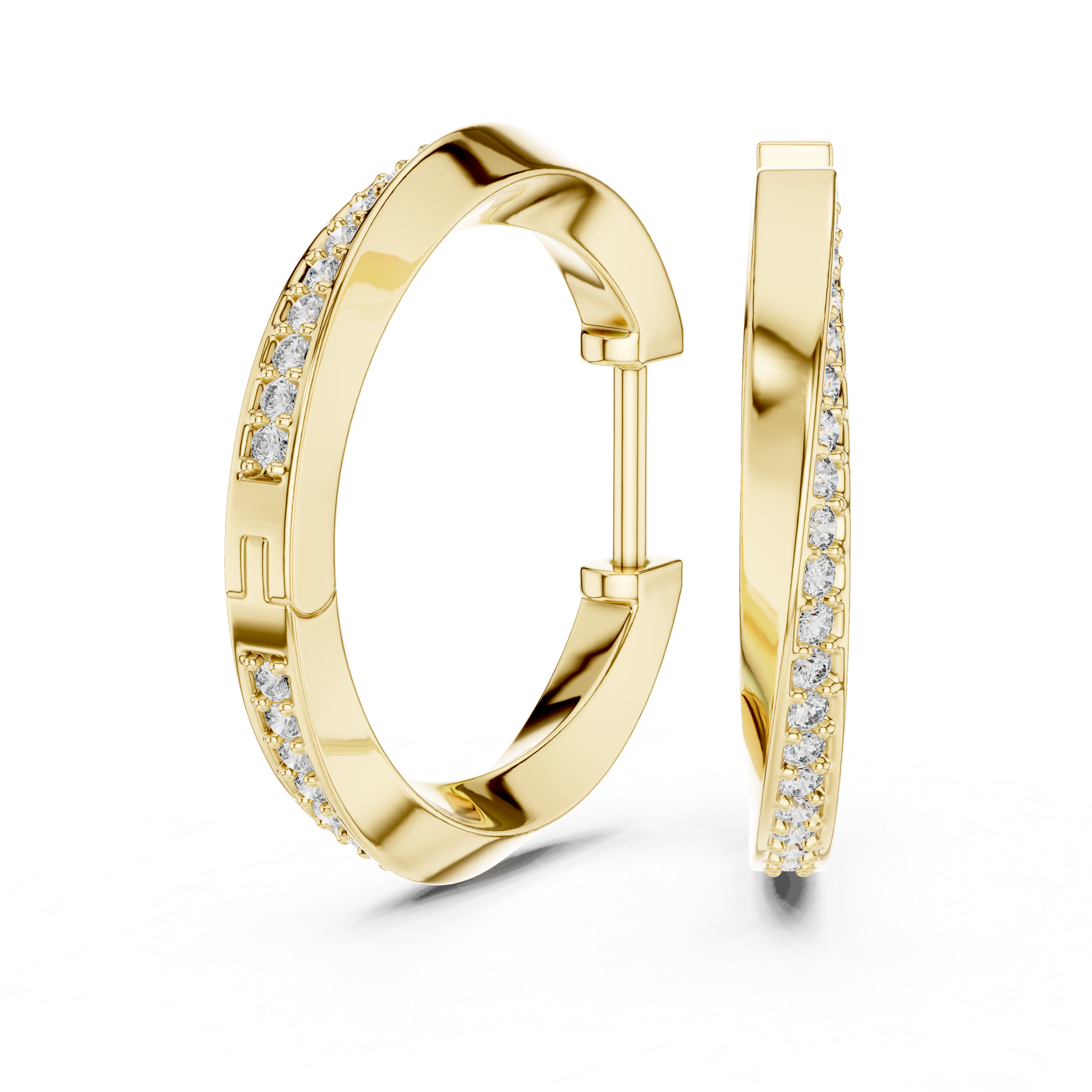 Layered Jacket Lab Grown Diamond Earrings