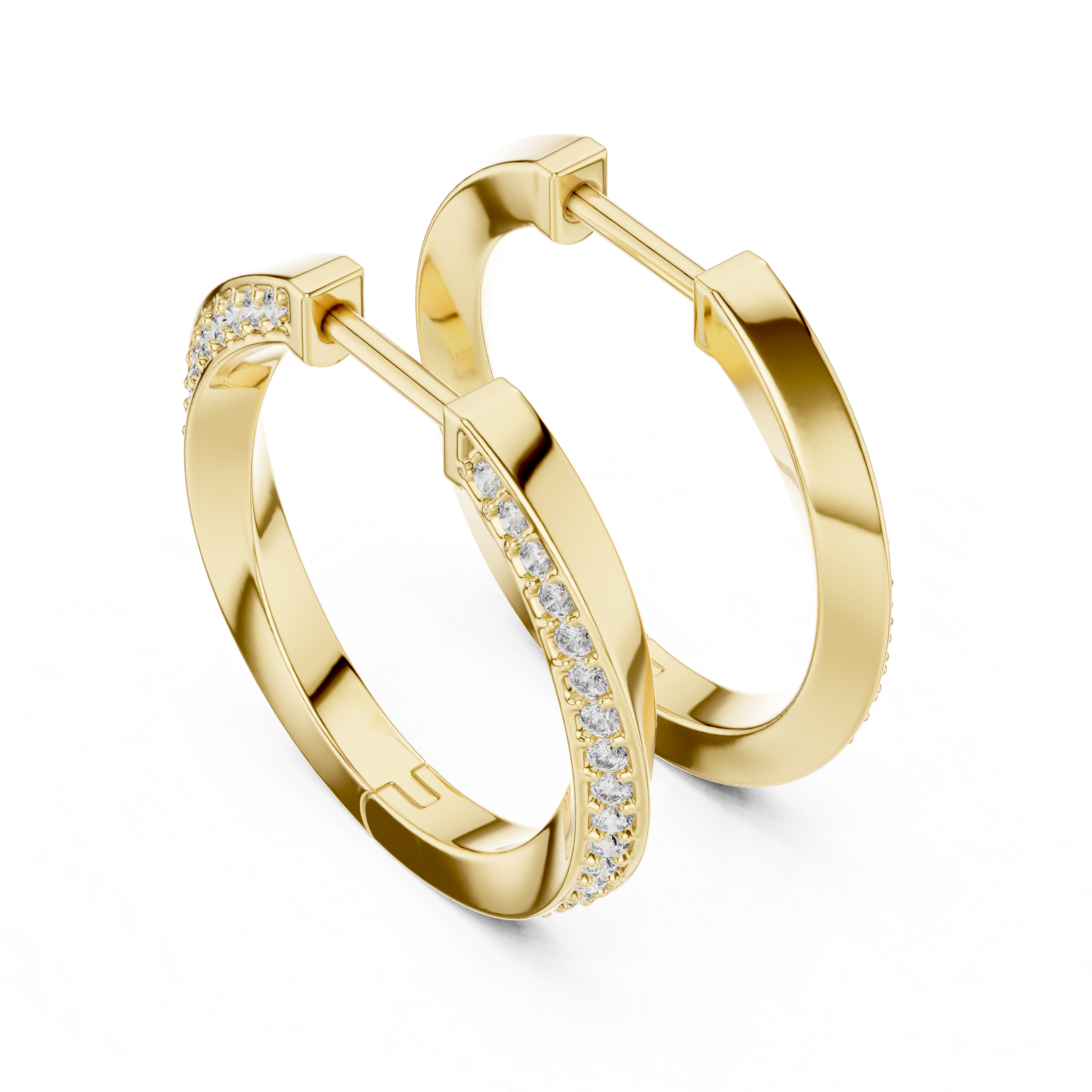Layered Jacket Lab Grown Diamond Earrings