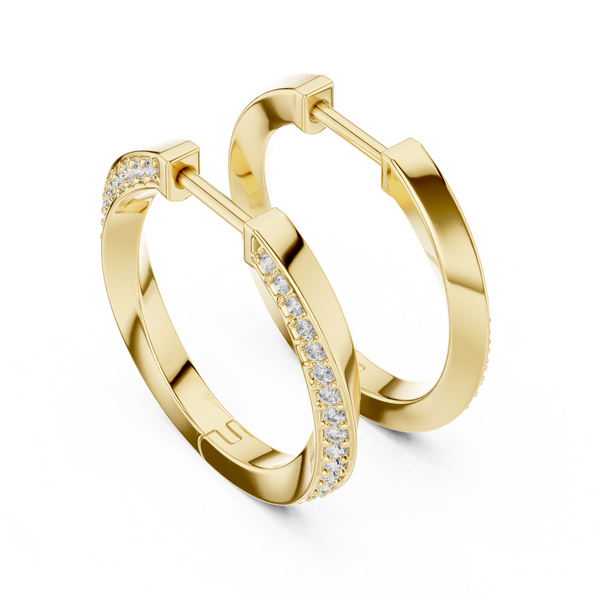 Layered Jacket Lab Grown Diamond Earrings