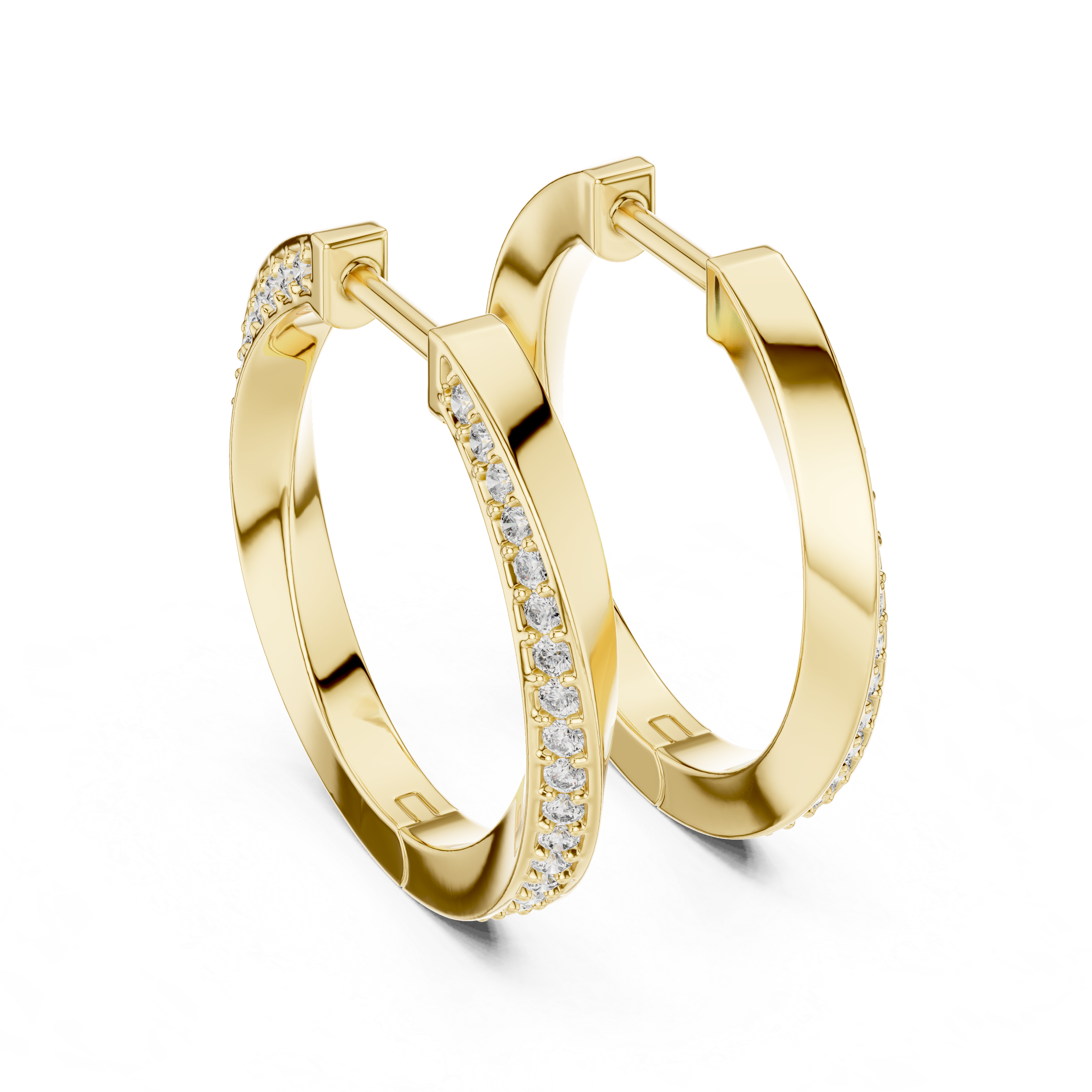Layered Jacket Lab Grown Diamond Earrings