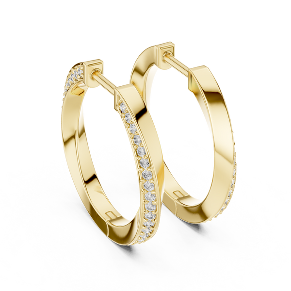 Layered Jacket Lab Grown Diamond Earrings