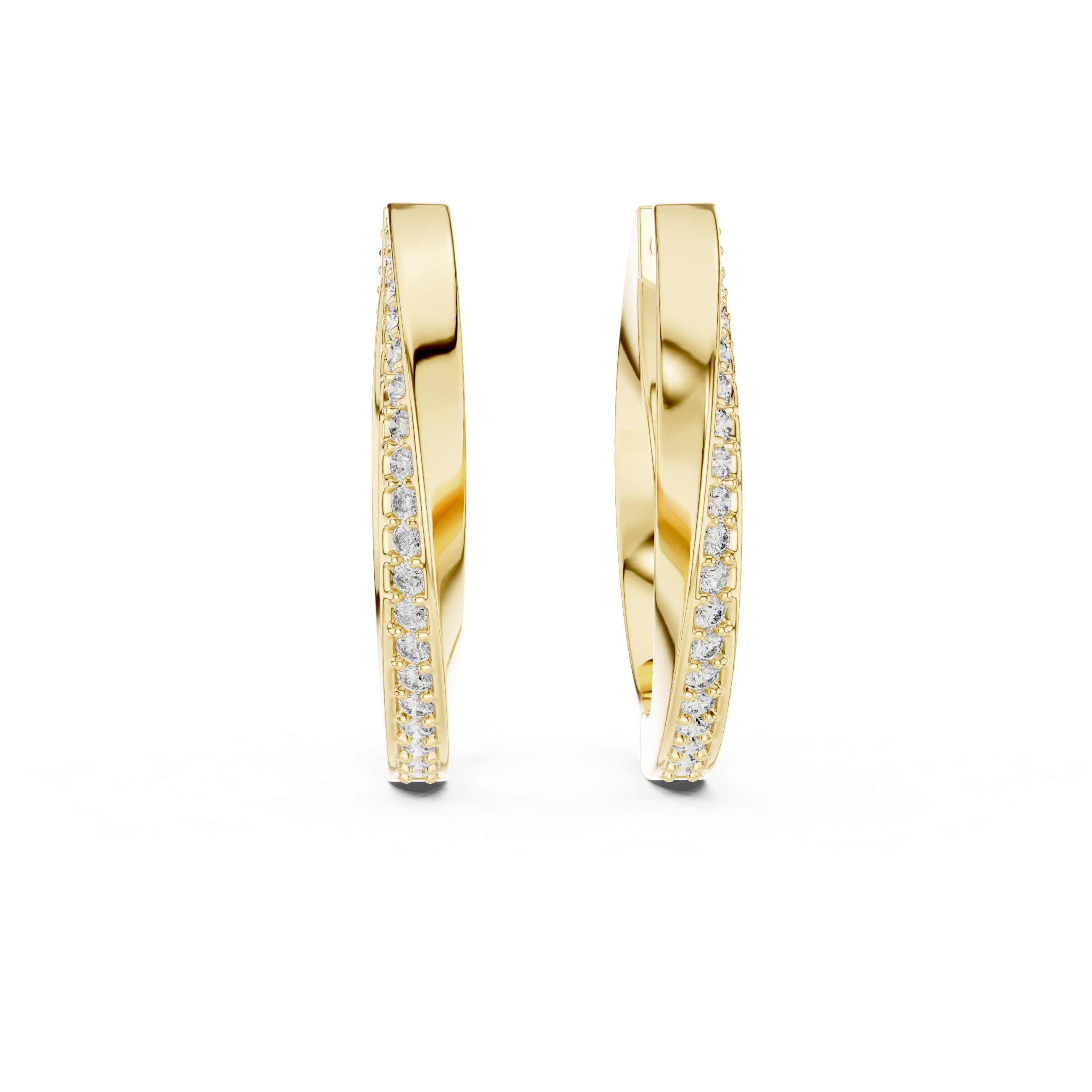 Layered Jacket Lab Grown Diamond Earrings