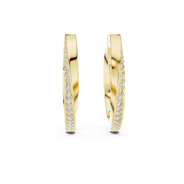 Layered Jacket Lab Grown Diamond Earrings