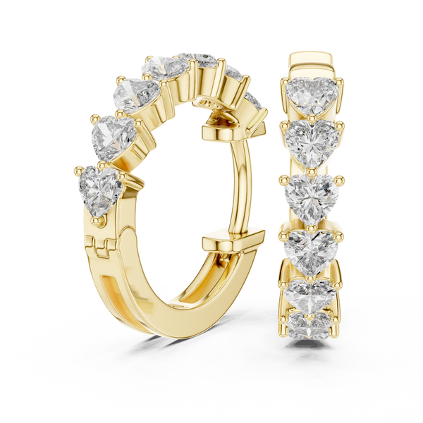 Modish Ribbon Lab Grown Diamond Earrings