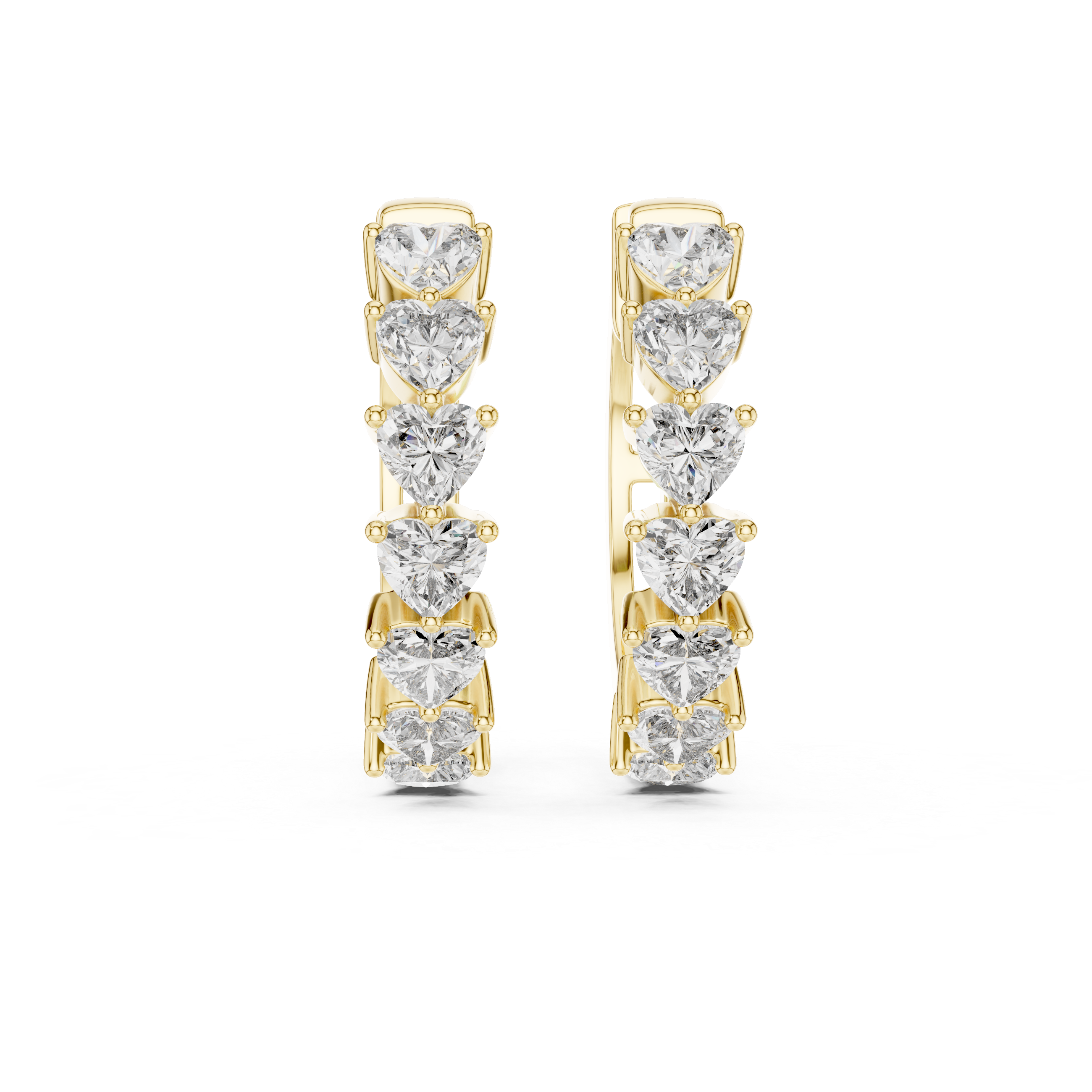 Modish Ribbon Lab Grown Diamond Earrings