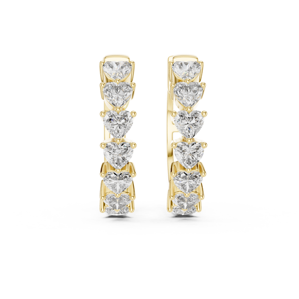 Modish Ribbon Lab Grown Diamond Earrings