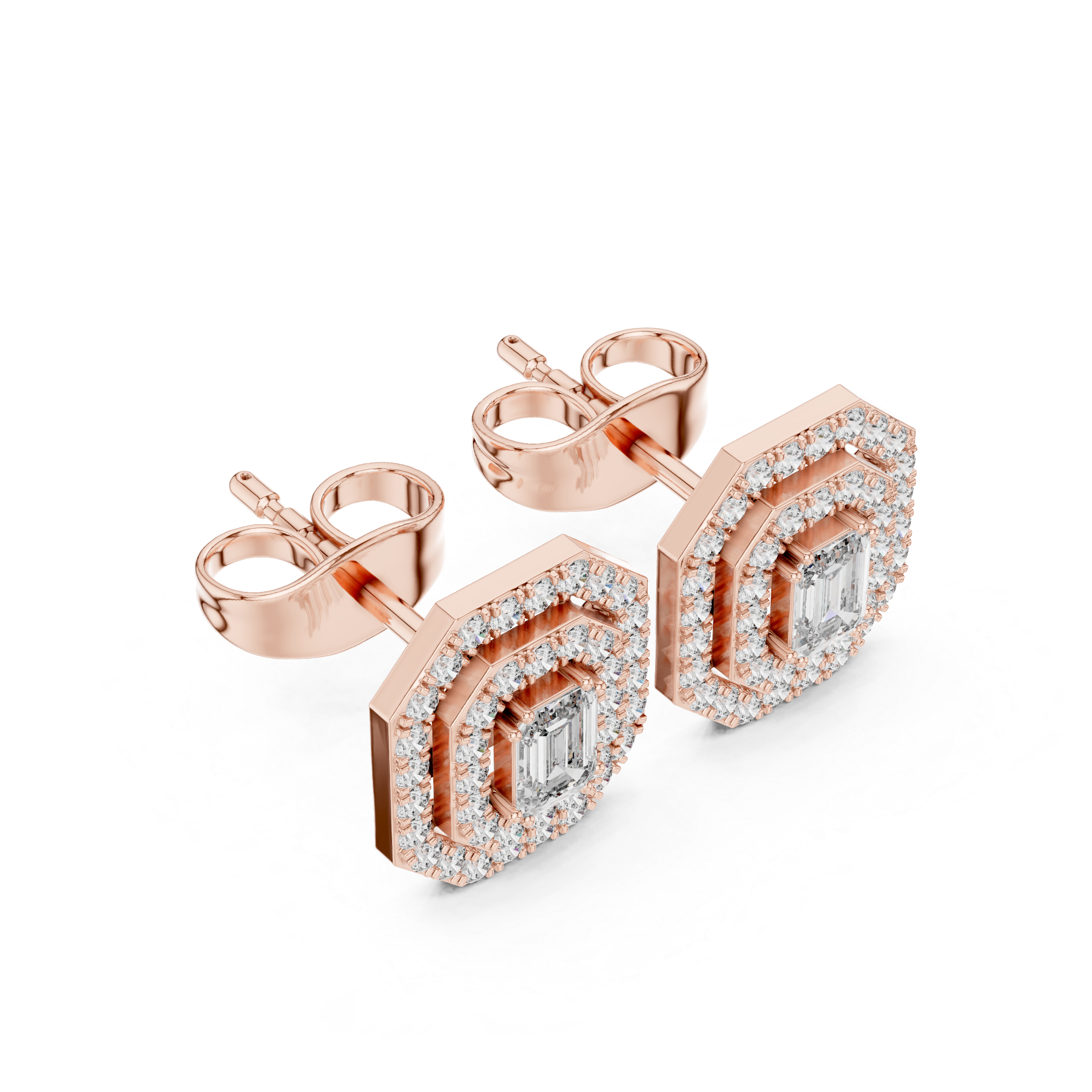 Classic Drop lab grown diamond earring