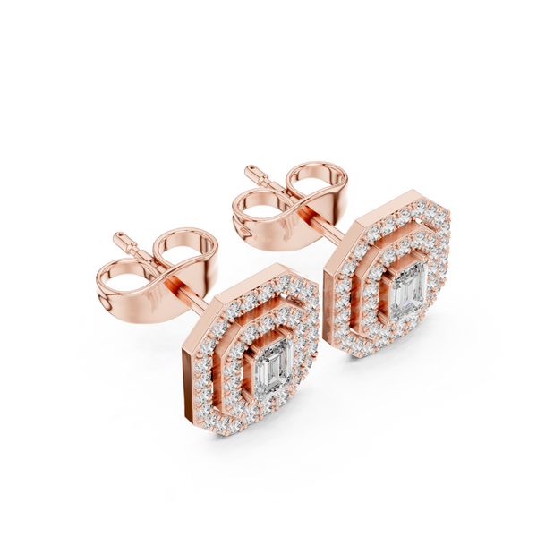 Classic Drop lab grown diamond earring