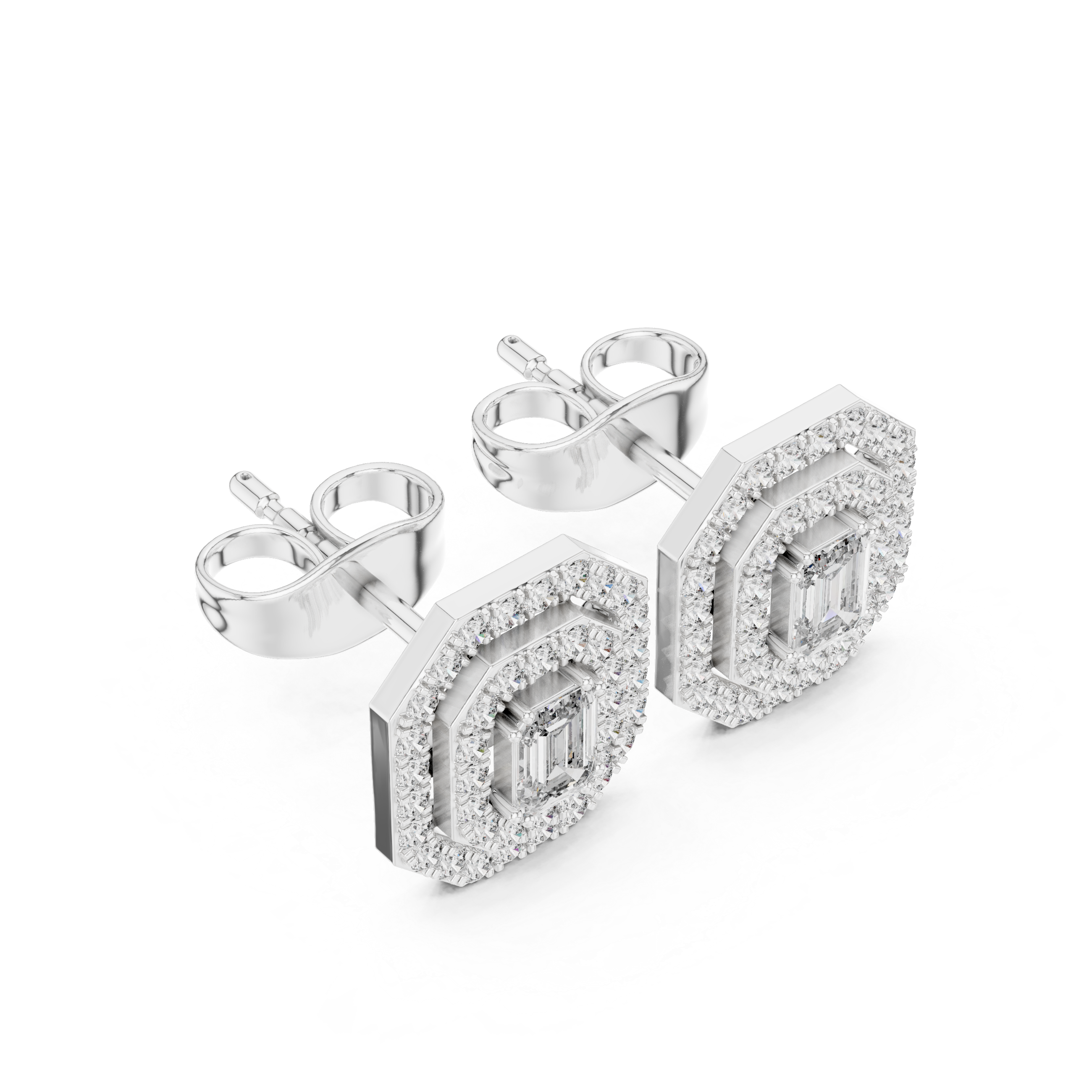 Classic Drop lab grown diamond earring