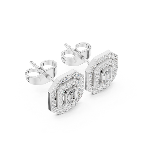 Classic Drop lab grown diamond earring