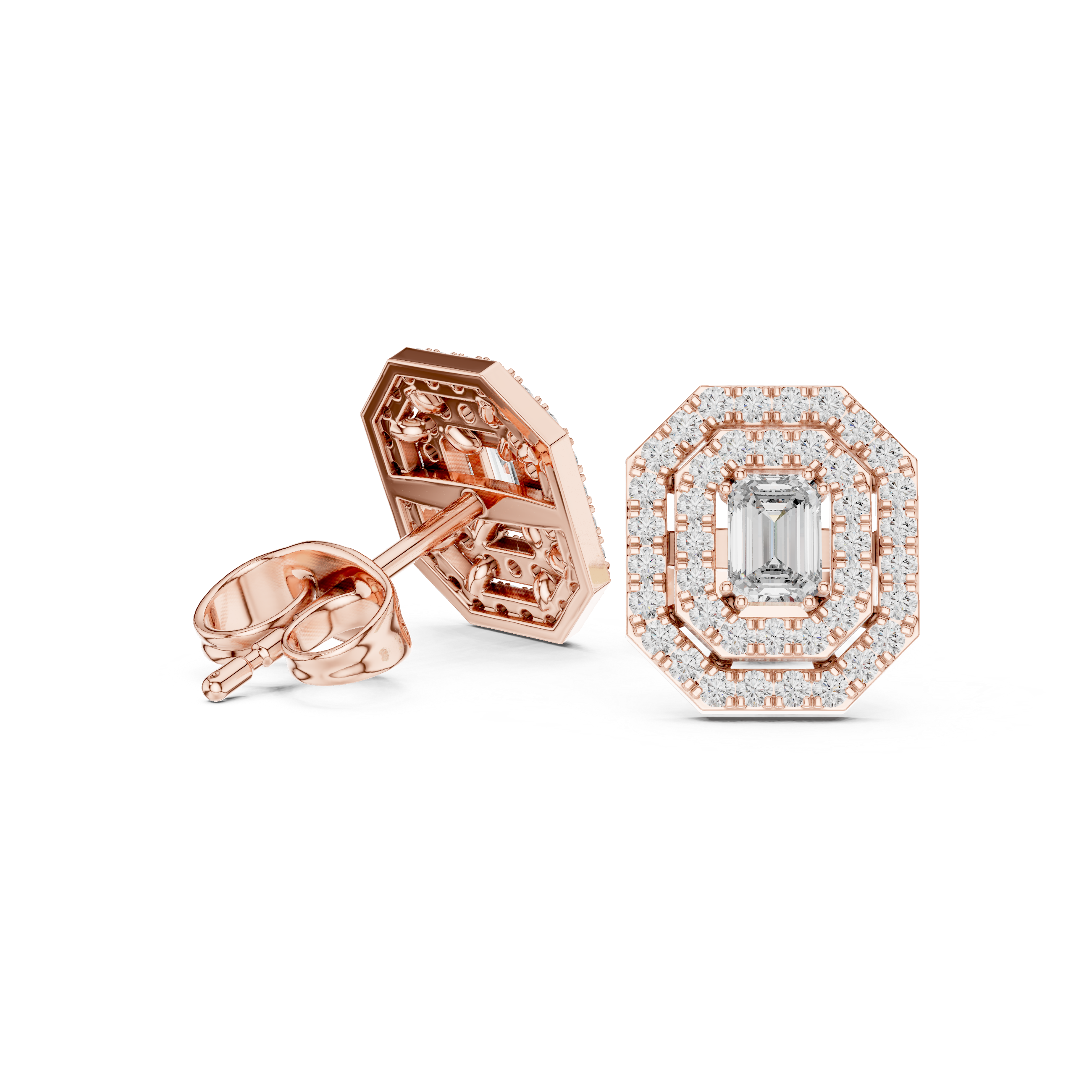 Classic Drop lab grown diamond earring
