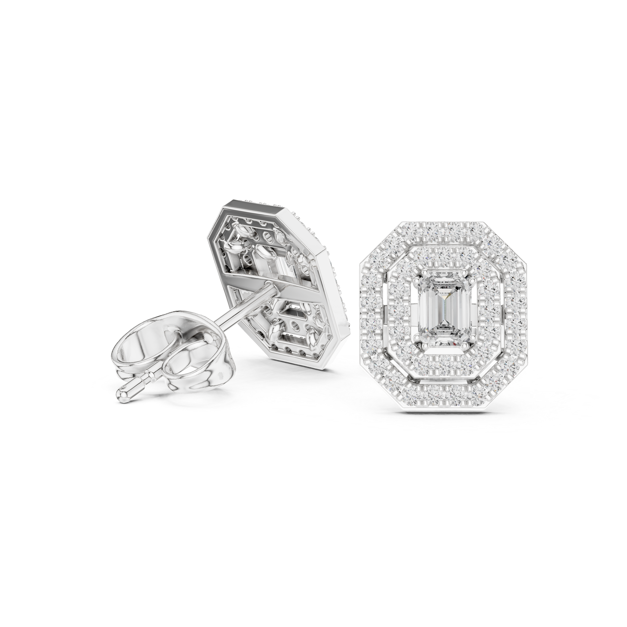 Classic Drop lab grown diamond earring