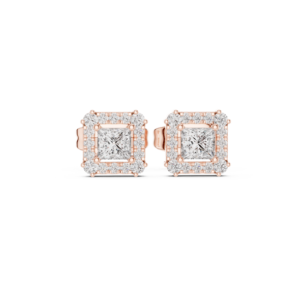 Crystal Wave lab grown diamond earring
