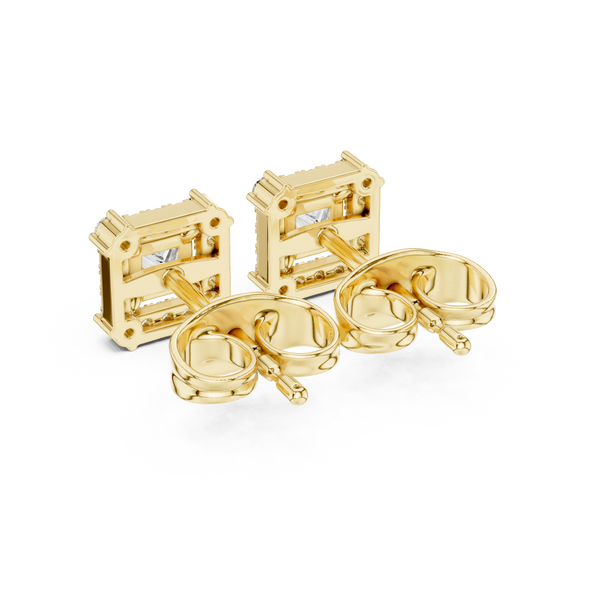 Crystal Wave lab grown diamond earring