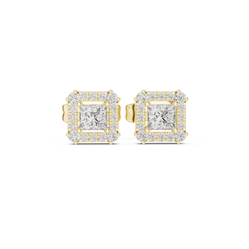Crystal Wave lab grown diamond earring