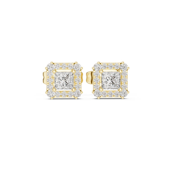 Crystal Wave lab grown diamond earring