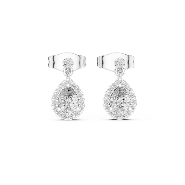 Dainty Ribbon lab grown diamond earring