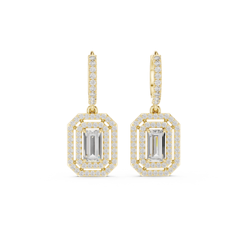 Royal Tiara lab grown diamond earring