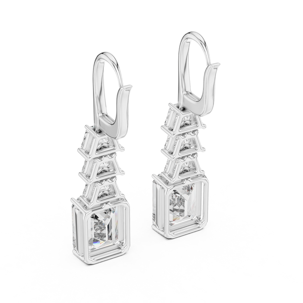 Urban Leverback Lab Grown Diamond Earrings