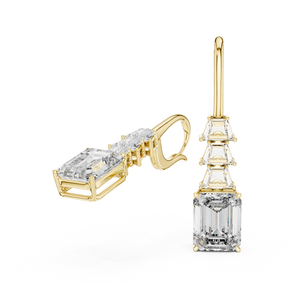 Urban Leverback Lab Grown Diamond Earrings