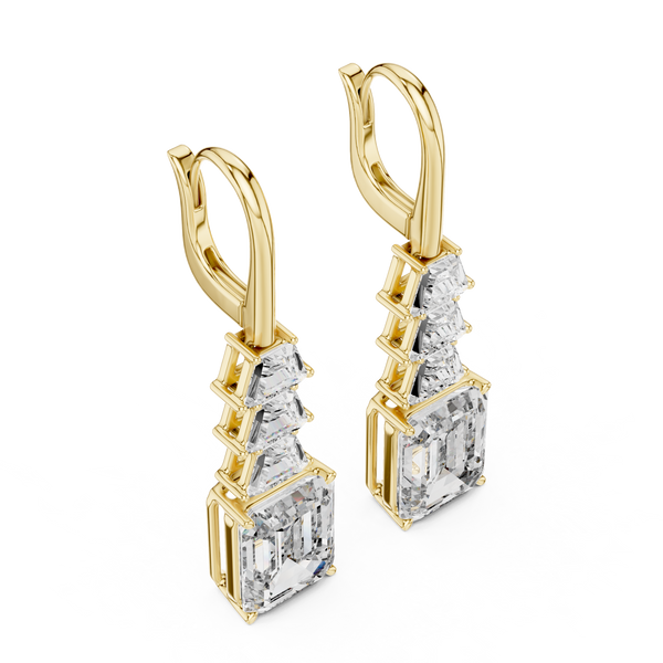 Urban Leverback Lab Grown Diamond Earrings