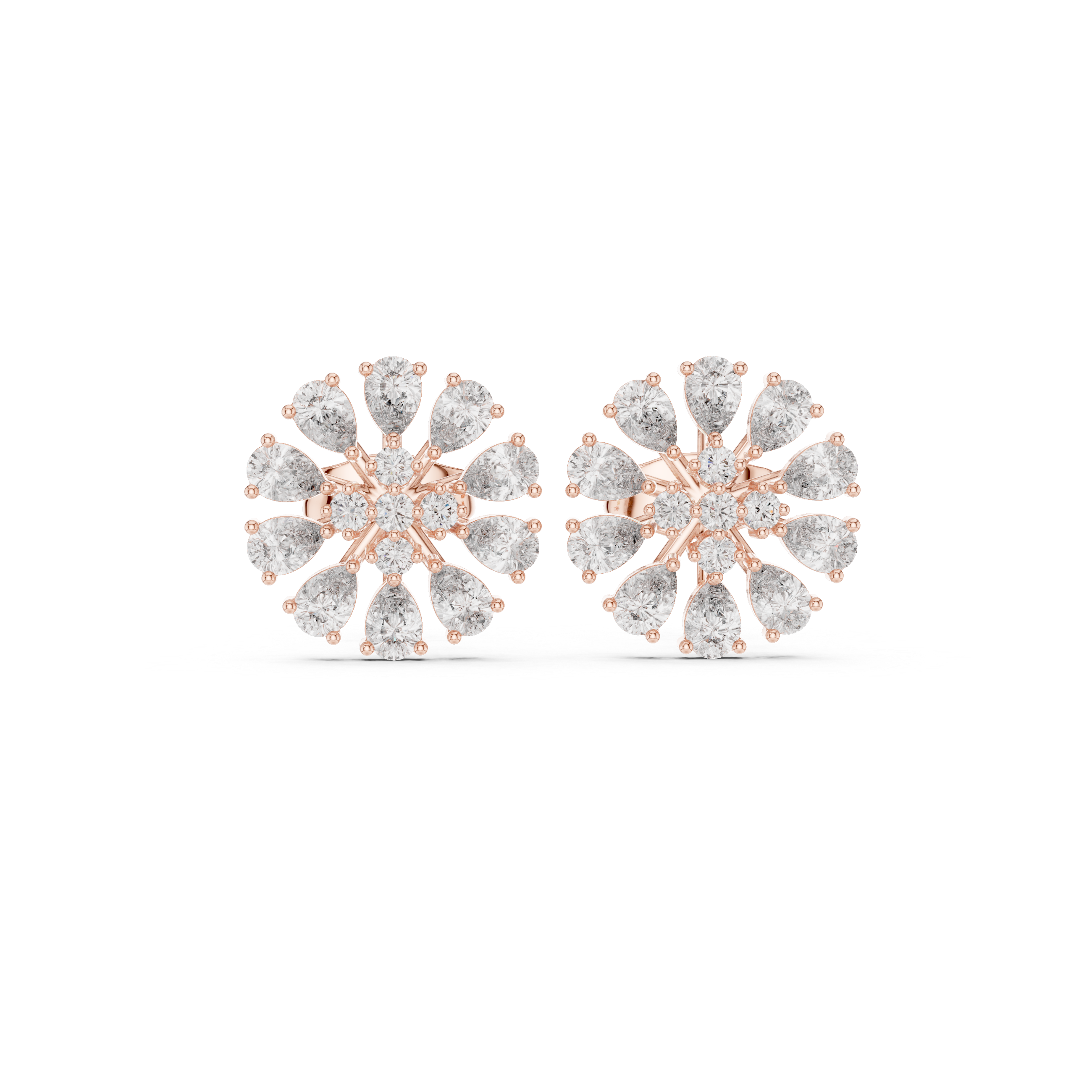 Pear & Round Diamond Lumière Lab Grown Diamond Earrings