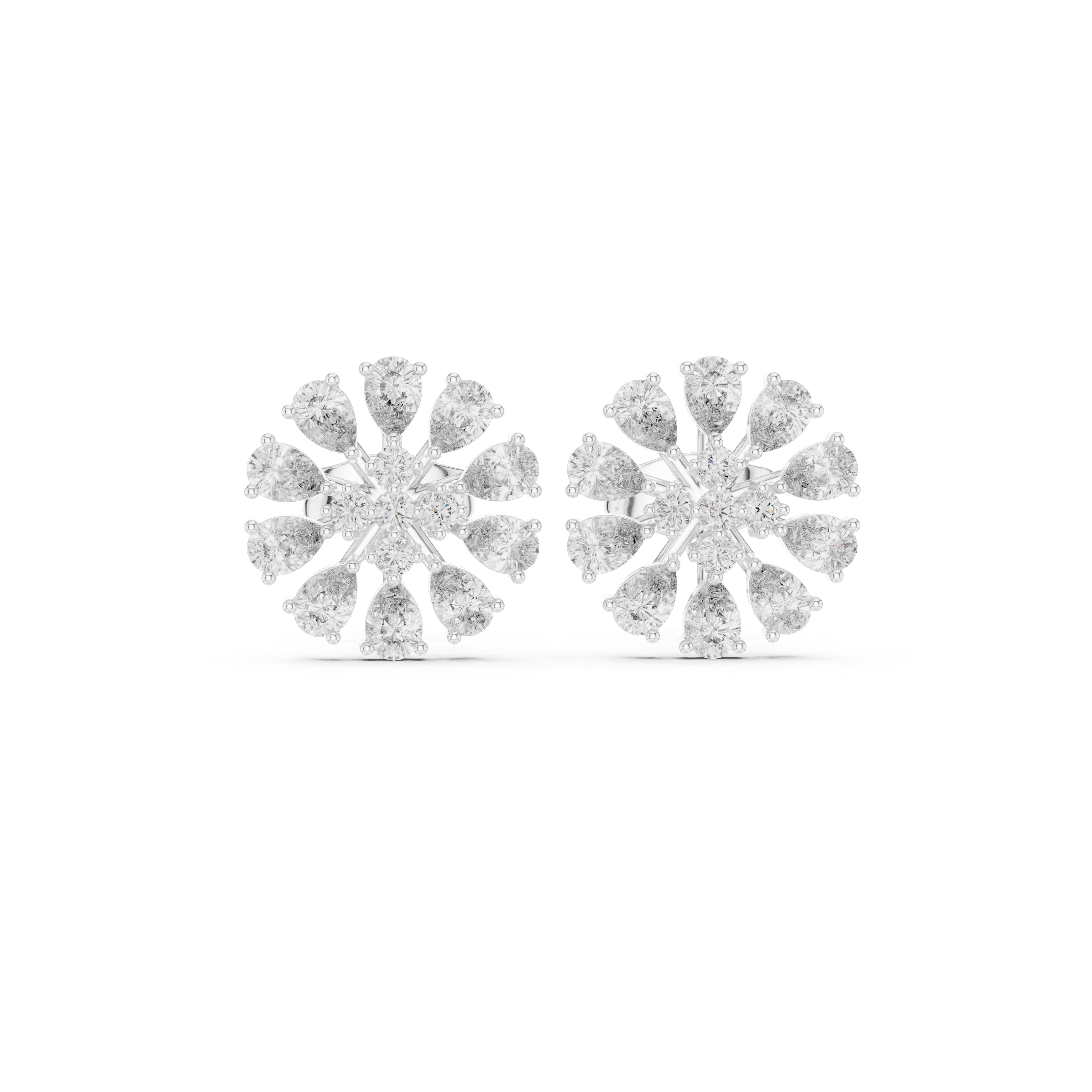 Pear & Round Diamond Lumière Lab Grown Diamond Earrings