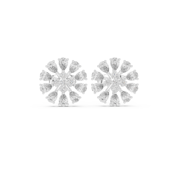 Pear & Round Diamond Lumière Lab Grown Diamond Earrings