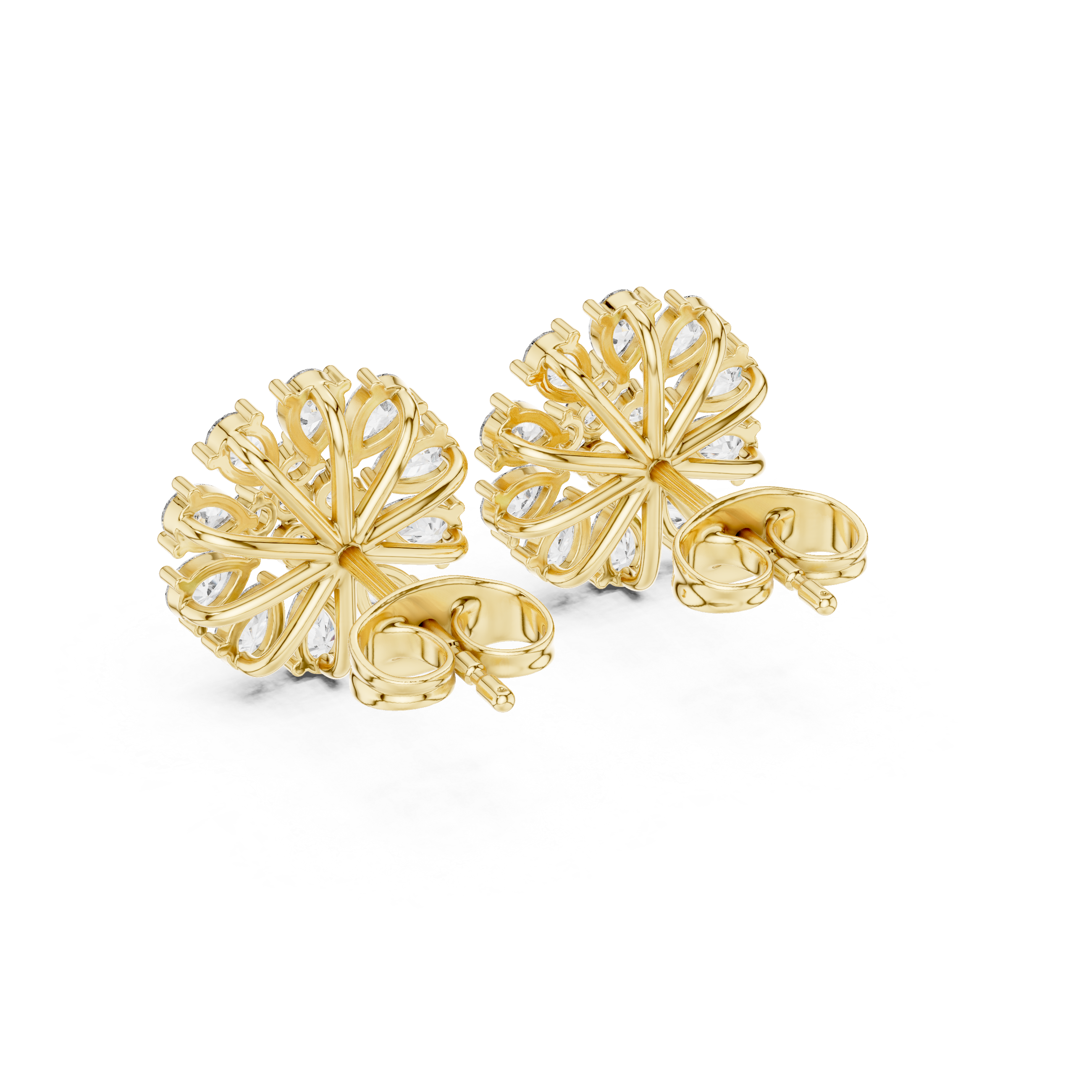 Pear & Round Diamond Lumière Lab Grown Diamond Earrings