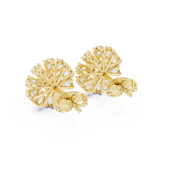 Pear & Round Diamond Lumière Lab Grown Diamond Earrings