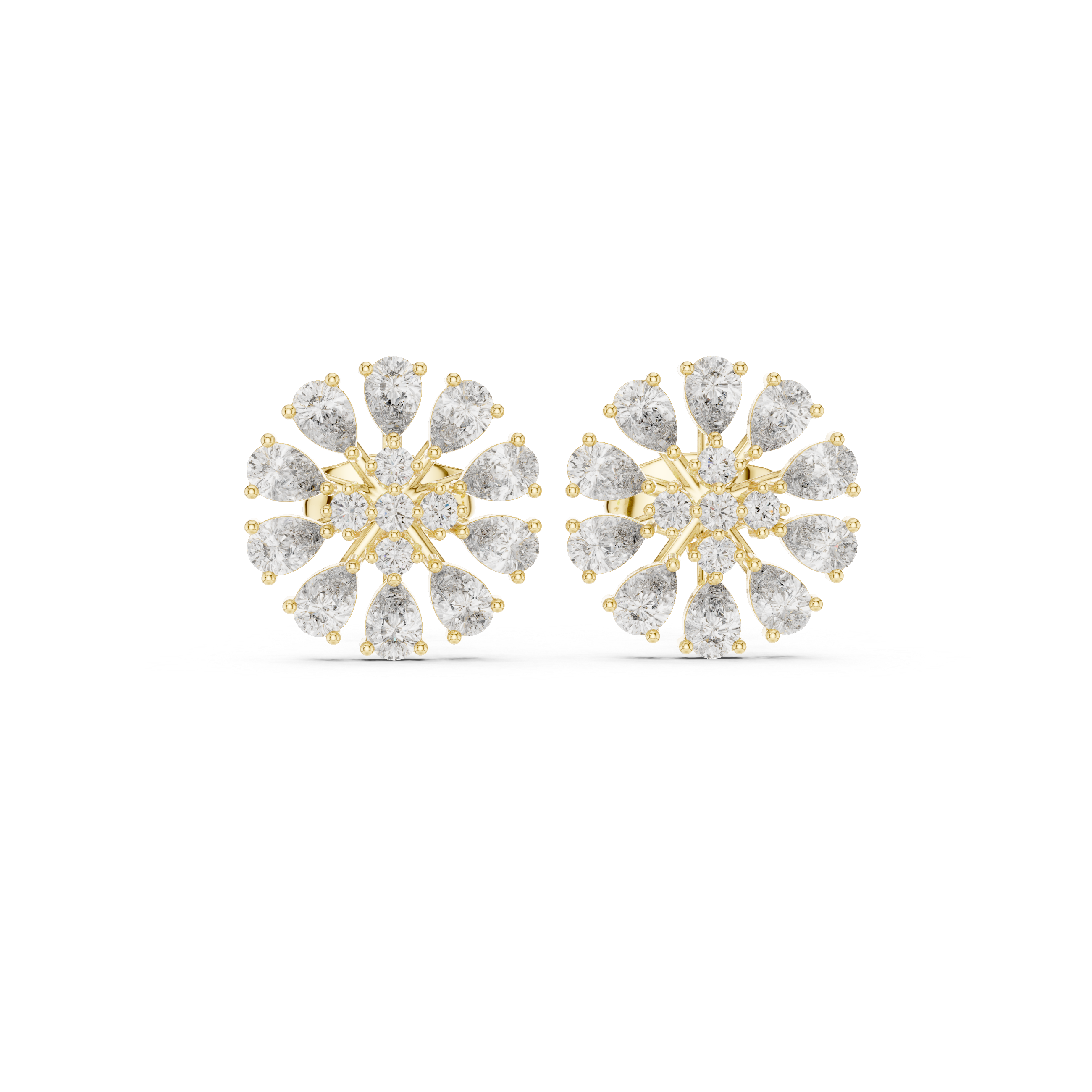 Pear & Round Diamond Lumière Lab Grown Diamond Earrings