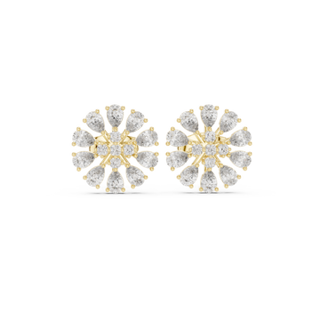 Pear & Round Diamond Lumière Lab Grown Diamond Earrings