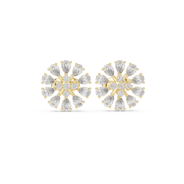 Pear & Round Diamond Lumière Lab Grown Diamond Earrings