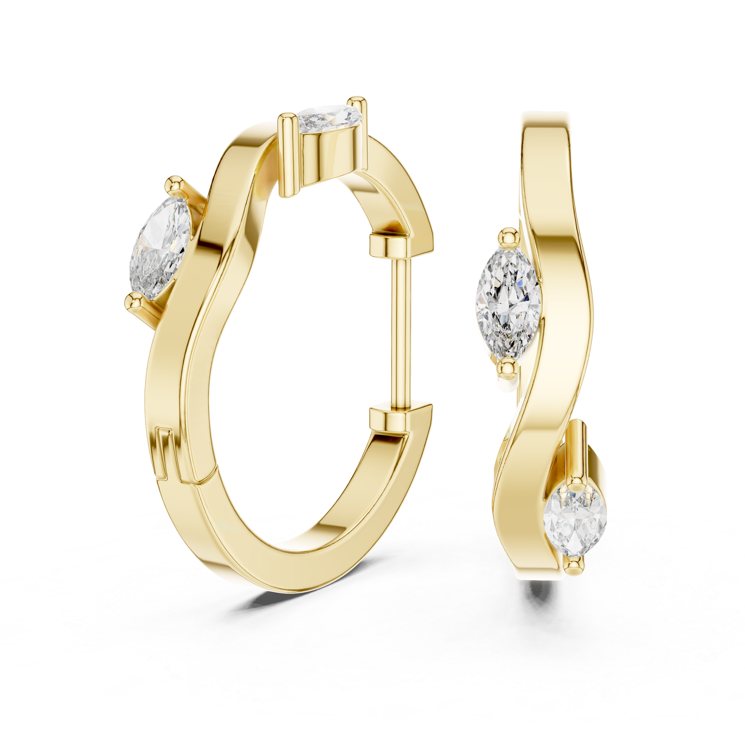 Ethereal Glow Lab Grown Diamond Earrings