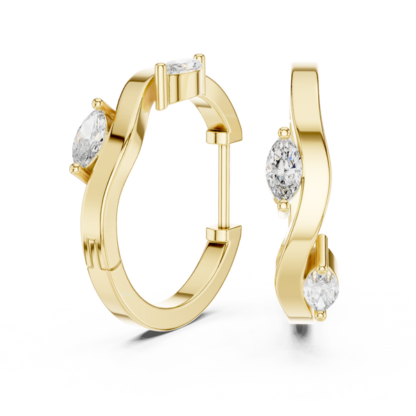 Ethereal Glow Lab Grown Diamond Earrings